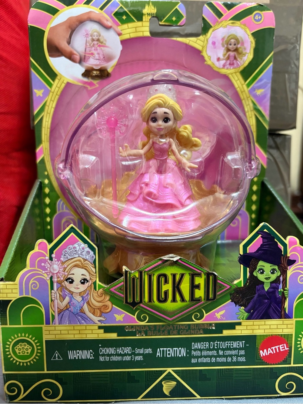 Mattel wicked Glindas floating bubble toy